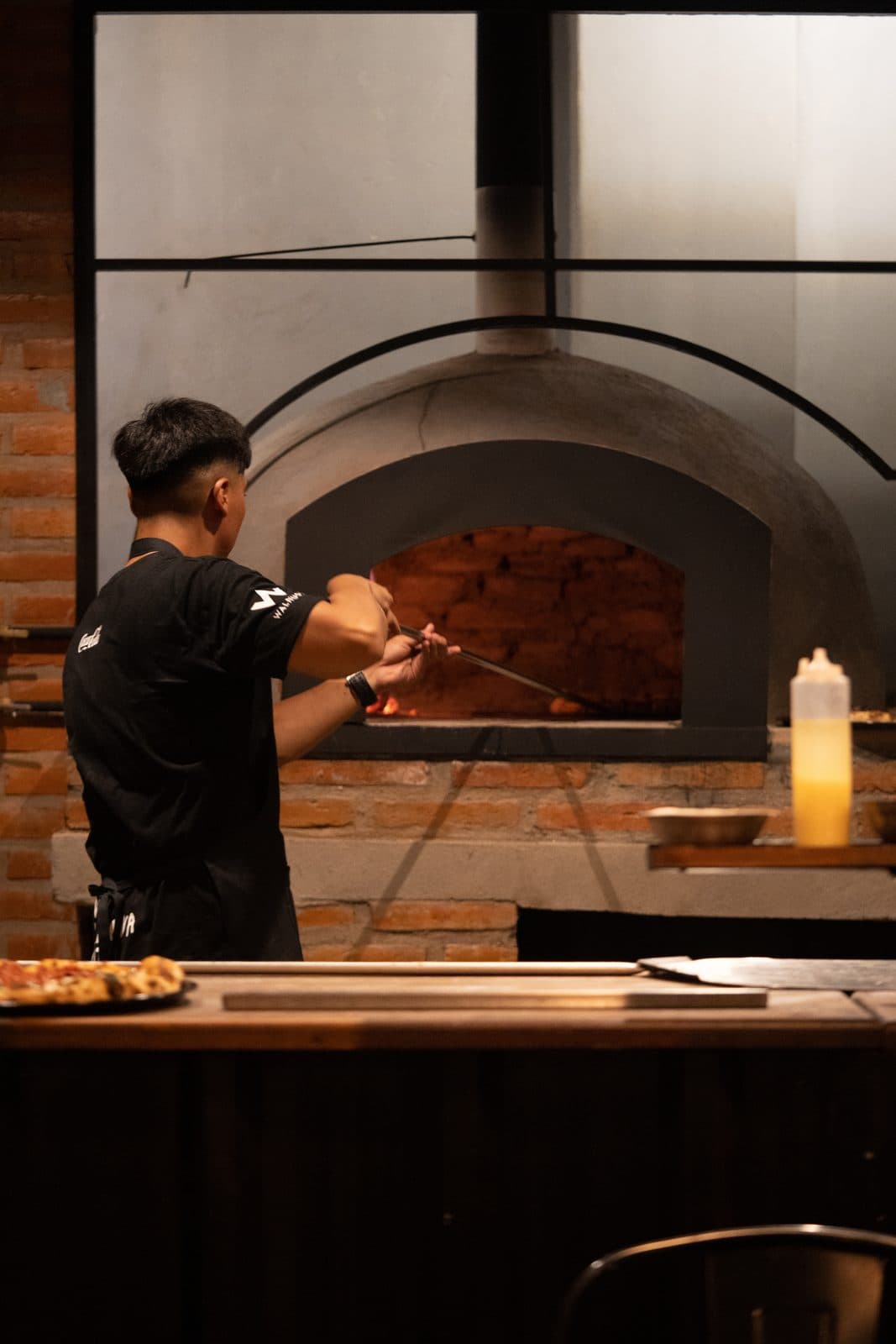 El horno de leña de Pipa Pizzería