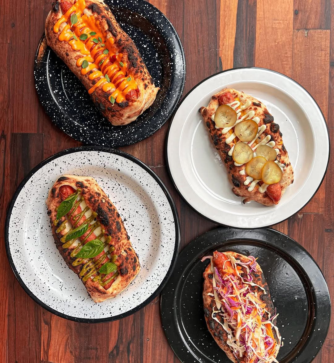 Mesa servida en Pipa Pizzeria